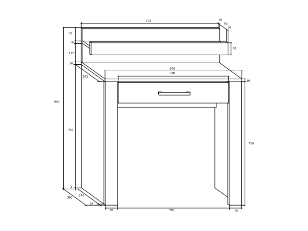 Miegamojo baldų komplektas VIKI 1