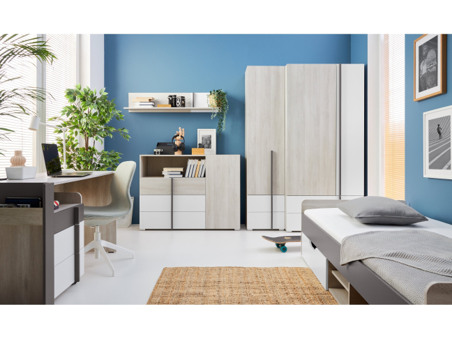 Jaunuolio lova su stalčiais RM16 2 Jaunuolio lova su stalčiais RM16 2