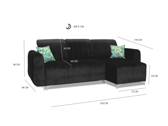 Minkštas kampas ALPINE 4 Minkštas kampas ALPINE 4