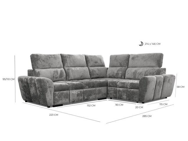 Minkštas kampas AURORA 13 Minkštas kampas AURORA 13