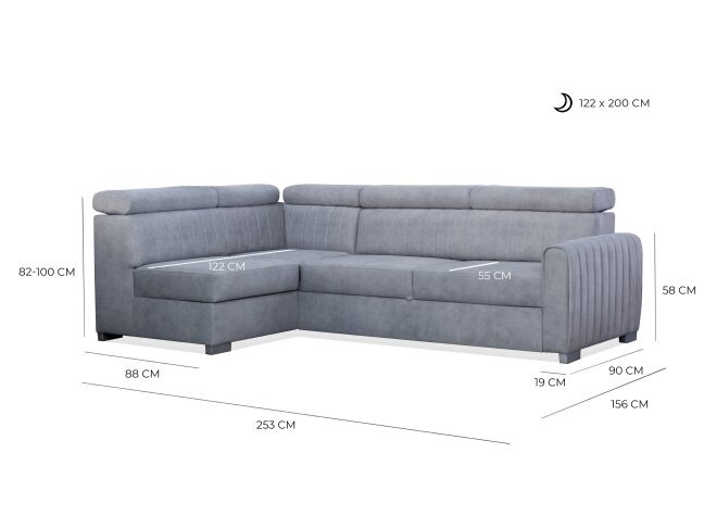 Minkštas kampas BARI 5