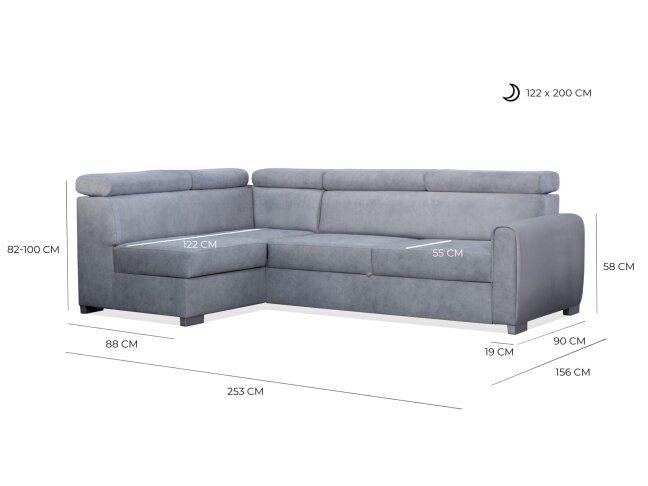 Minkštas kampas COMO 6