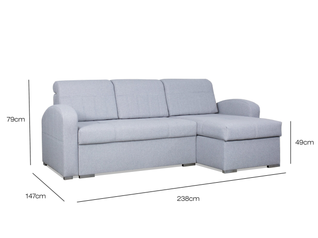 Minkštas kampas DENIS 2 Minkštas kampas DENIS 2