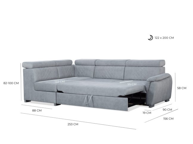 Minkštas kampas RIMINI 5 Minkštas kampas RIMINI 5