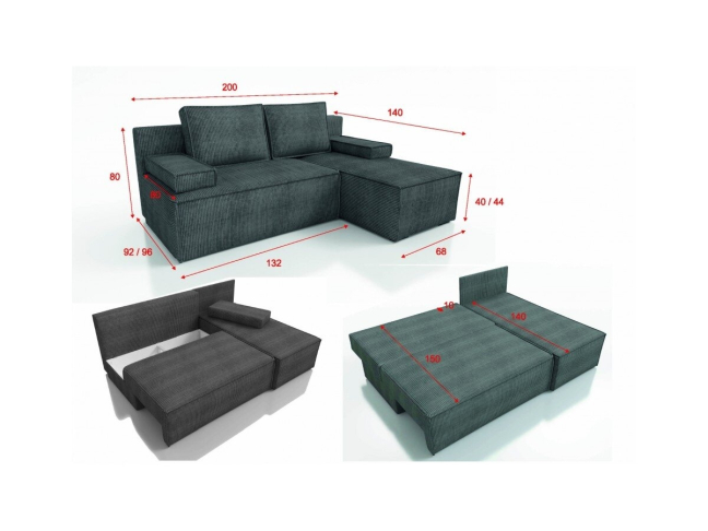 Minkštas kampas TOP 103 A+B 4