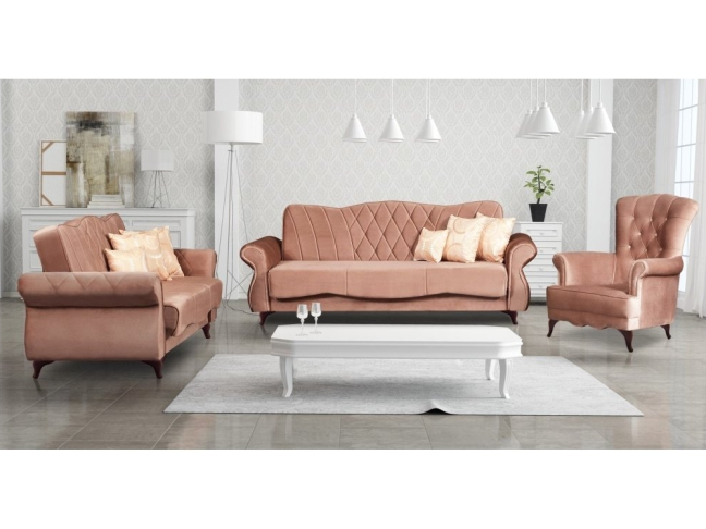 Minkštų baldų komplektas Panama 3-2-1 Minkštų baldų komplektas Panama 3-2-1