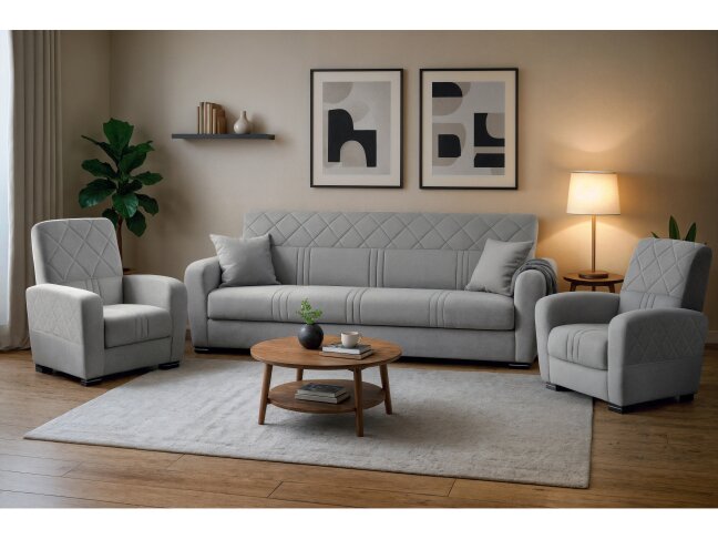 Minkštu baldų komplektas SAVONA 3+1+1