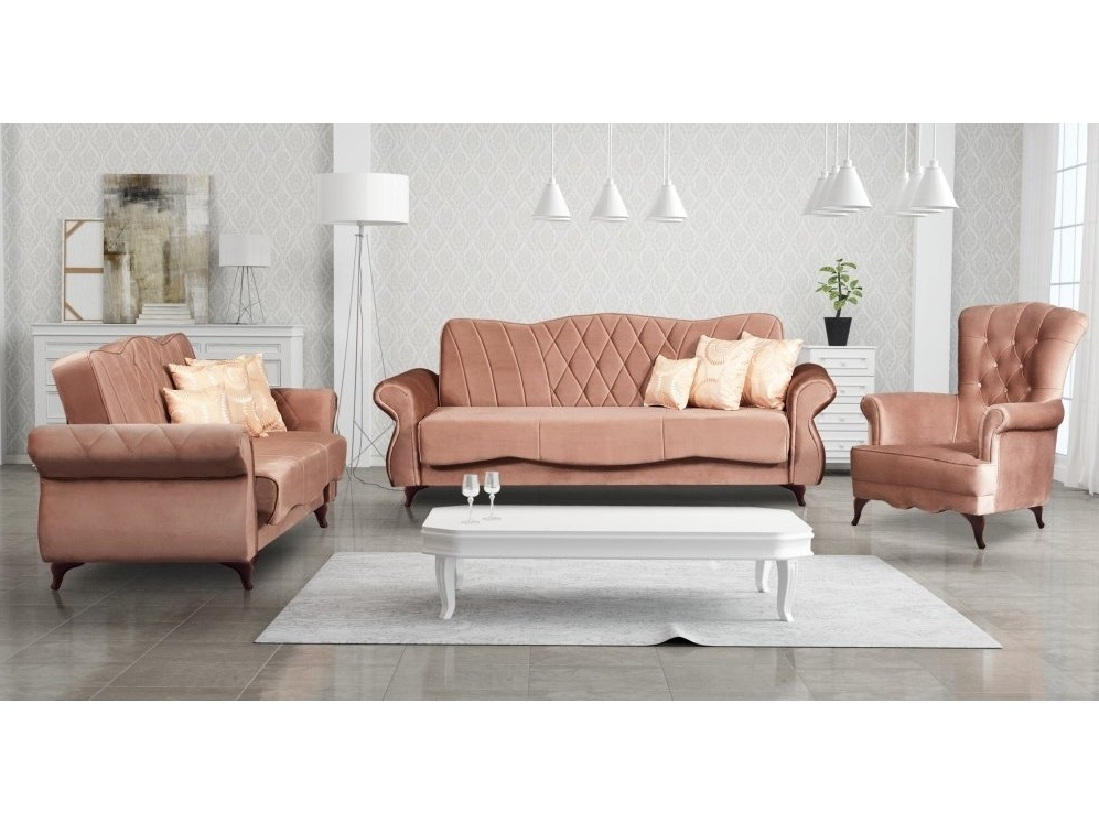 Minkštų baldų komplektas Panama 3-2-1