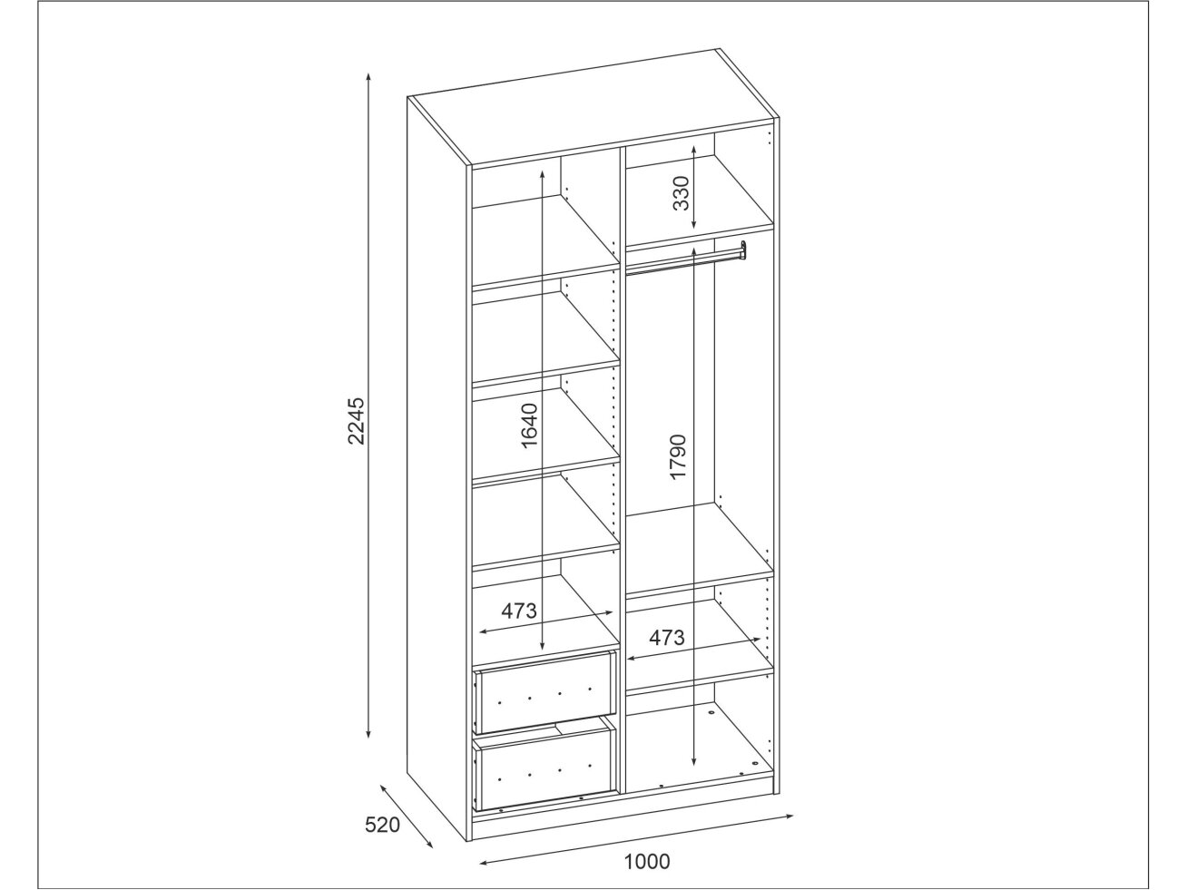 Modulinė spinta MAX 100-C 2 Modulinė spinta MAX 100-C 2