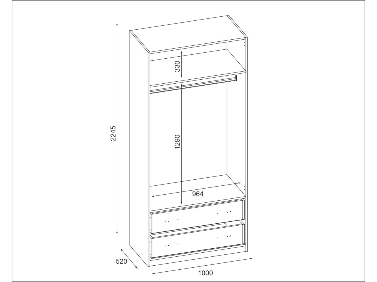 Modulinė spinta MAX 100-D 2