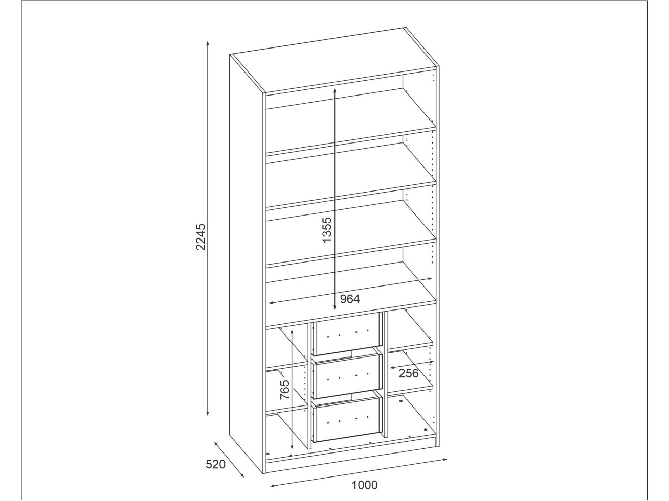 Modulinė spinta MAX 100-H 2 Modulinė spinta MAX 100-H 2
