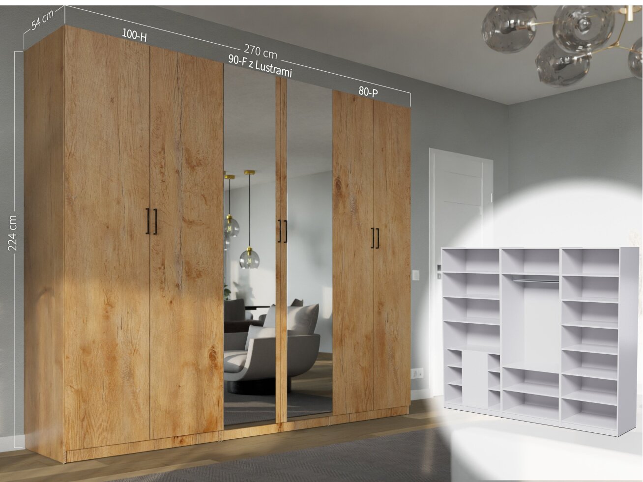 Modulinė Spinta MBL MAX 270x224