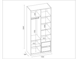 Modulinė spinta MAX 100-B