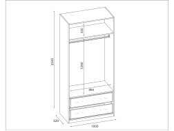 Modulinė spinta MAX 100-D