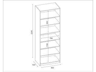 Modulinė spinta MBL 80-P