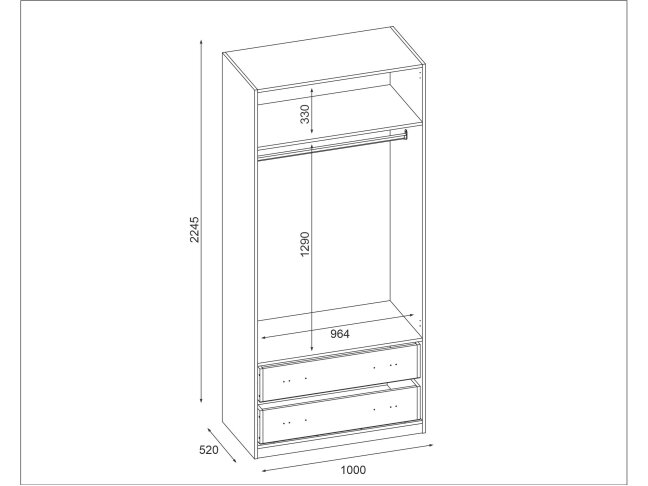 Modulinė spinta MAX 100-D 2