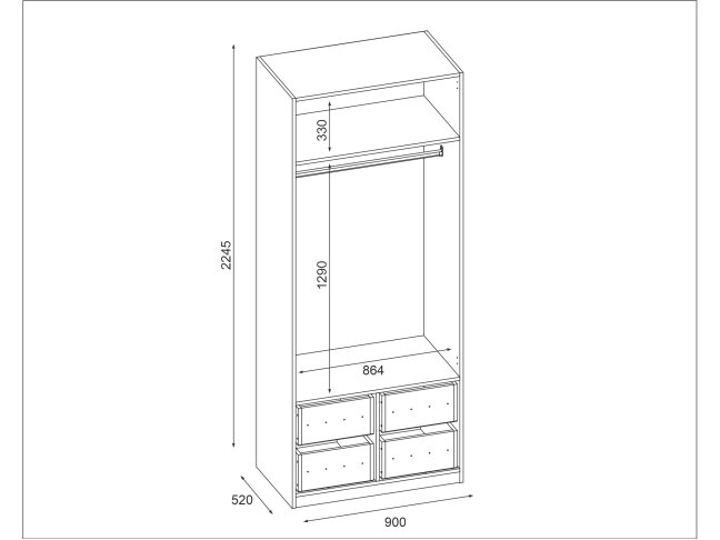 Modulinė spinta MAX 90-K 2