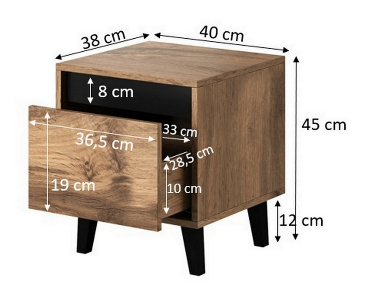 Naktiniai staliukai NORD 3 Naktiniai staliukai NORD 3