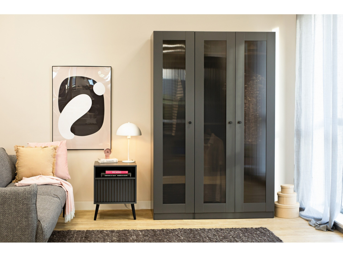 Naktinis staliukas BARCELONA 1S 2 Naktinis staliukas BARCELONA 1S 2