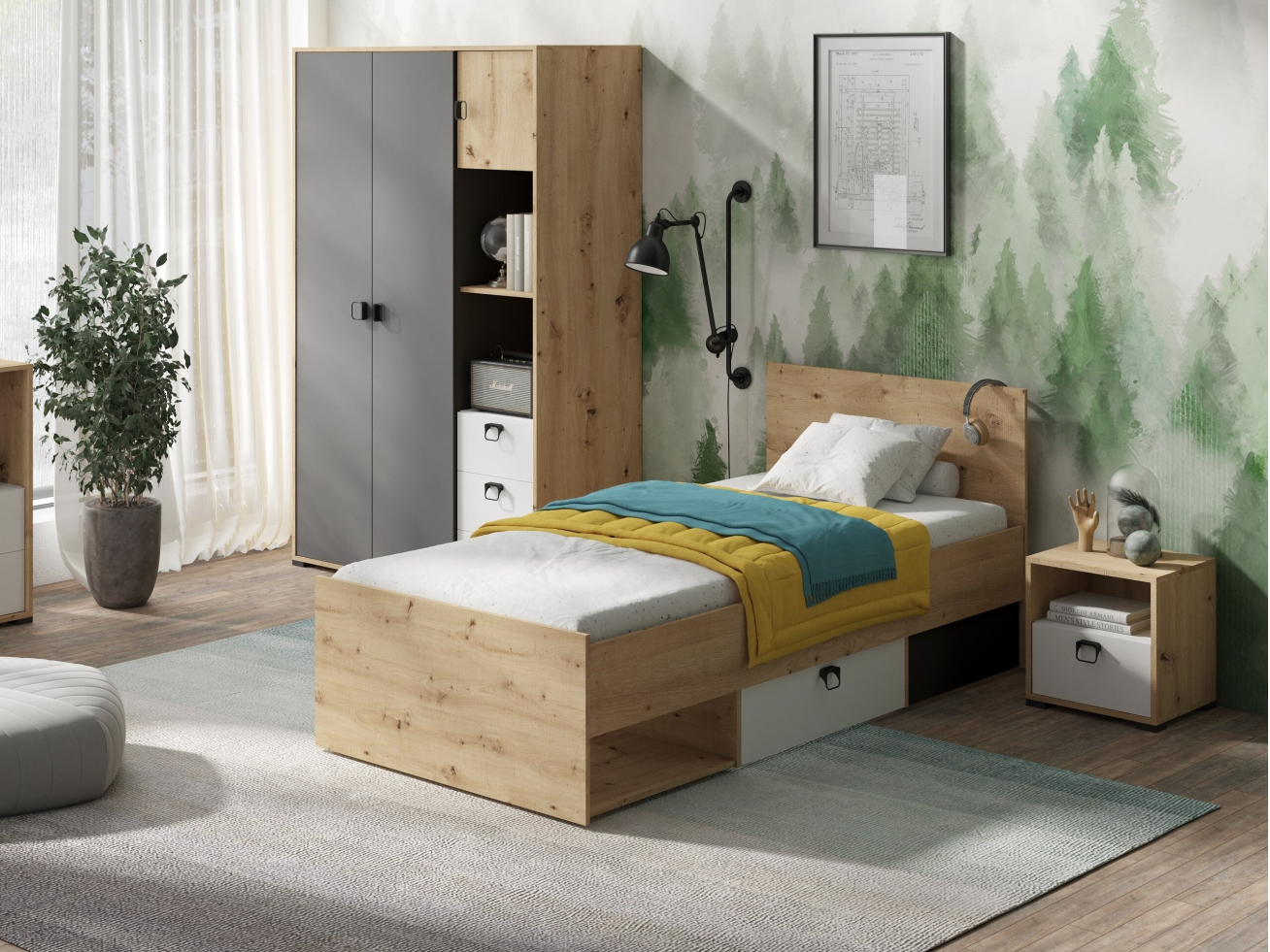 Naktinis staliukas KEVIN REG 9 1