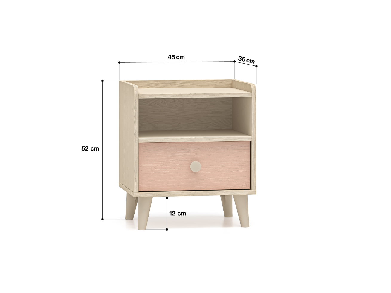 Naktinis staliukas MEVEL 10 4 Naktinis staliukas MEVEL 10 4