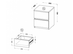 Naktinis staliukas ARCA AR10