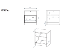 Naktinis staliukas AVANTE 08