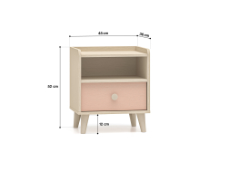 Naktinis staliukas MEVEL 10