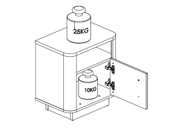 Naktinis staliukas VILAVIO 07