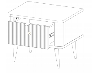 Naktinis staliukas MARLY 17