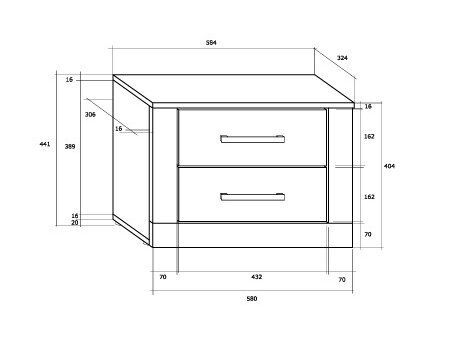 Naktinis staliukas VIK-14 5 Naktinis staliukas VIK-14 5