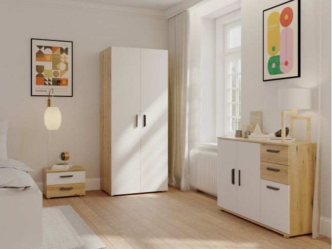 Naktinis staliukas BASIC TWO 2S 2 Naktinis staliukas BASIC TWO 2S 2