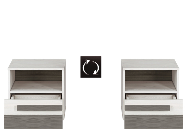 Naktinis staliukas BLANCO 18 4 Naktinis staliukas BLANCO 18 4