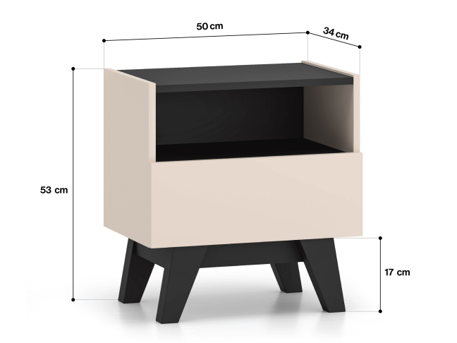 Naktinis staliukas FRESHION 06 3 Naktinis staliukas FRESHION 06 3