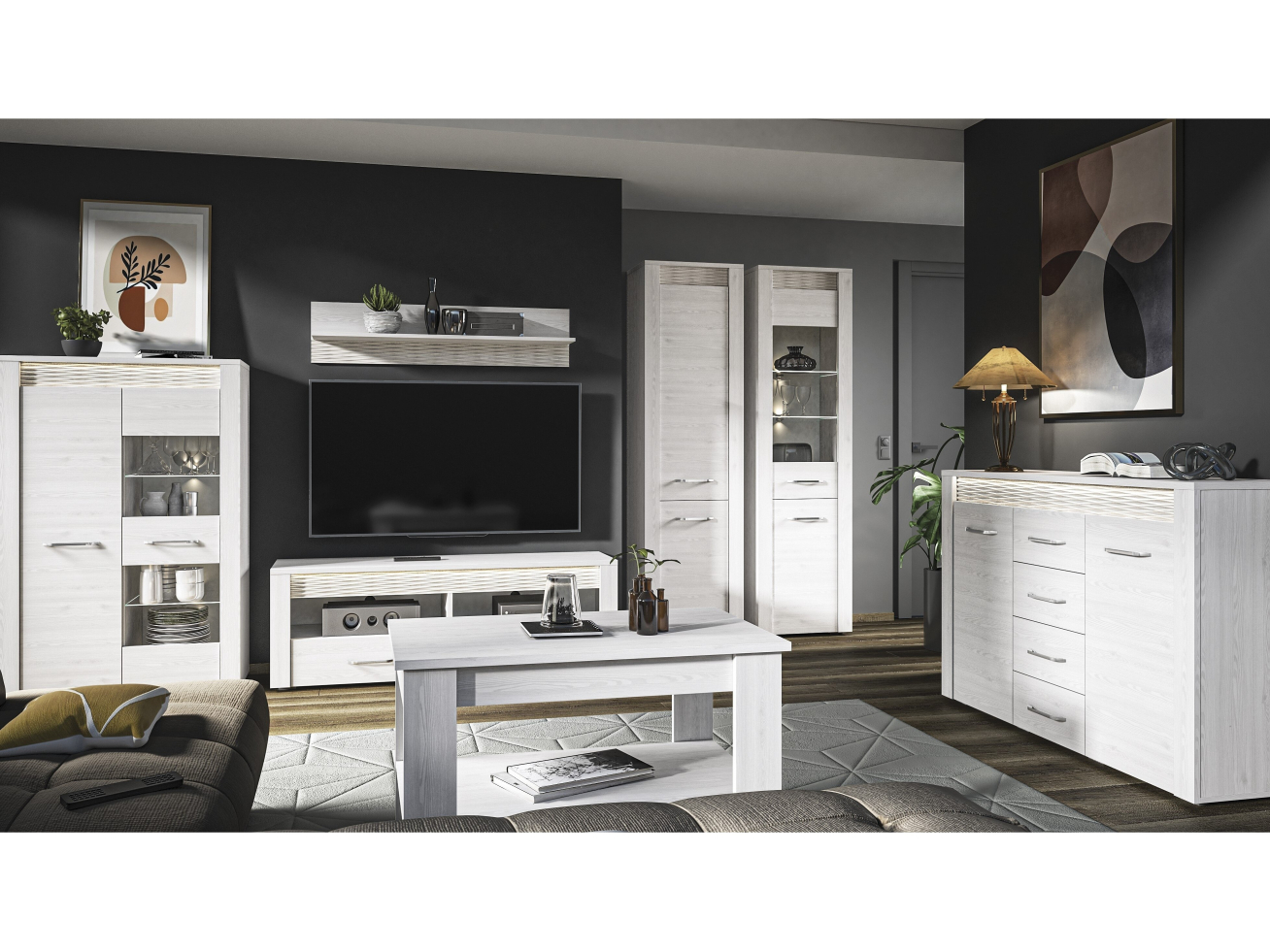 Pakabinama lentynėlė CLERMONT 12 3