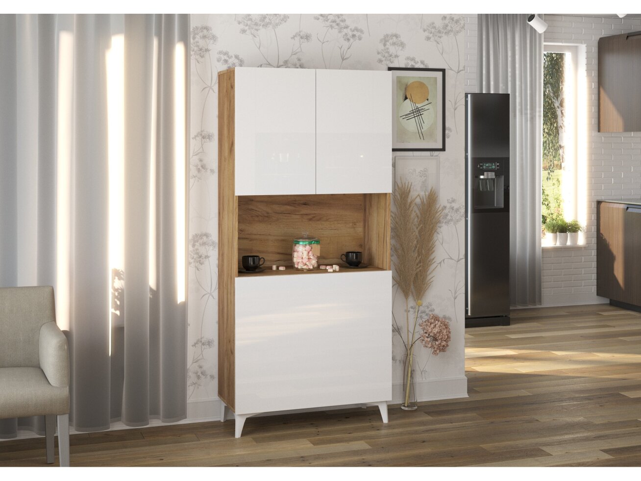 Pastatoma spintelė-stalas MEGAN 1 2 Pastatoma spintelė-stalas MEGAN 1 2