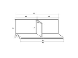 Pakabinama lentyna KIT-09
