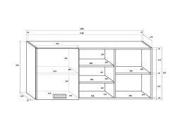 Pakabinama lentyna SOL-04