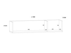 Pakabinama lentynėlė COO-06