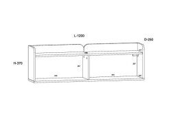 Pakabinama lentynėlė DOL-12