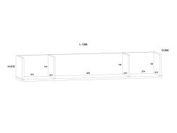 Pakabinama lentynėlė FRE-07