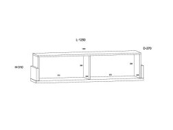 Pakabinama lentynėlė HEY-11