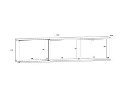 Pakabinama lentynėlė LAR-05