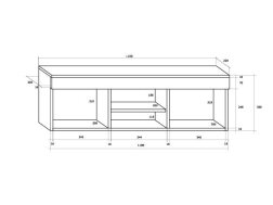 Pakabinama lentynelė MAX-02