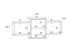 Pakabinama lentyna NOR-09
