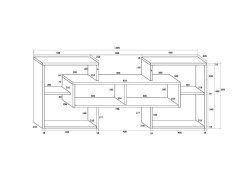 Pakabinama lentynėlė RIO-14