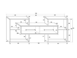 Pakabinama lentynėlė RIO-15