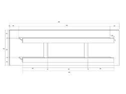 Pakabinama lentynėlė VRN-03