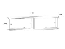Pakabinama spintelė CRO-22