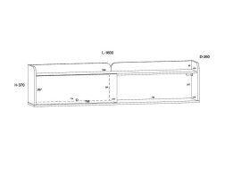 Pakabinama spintelė DOL-23